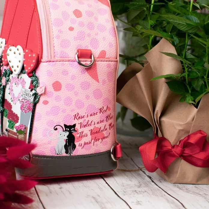 Vendula Pink Flower Shop Nova Mini Backpack 10 Vendula Pink Flower Shop Nova Mini Backpack - Image 10