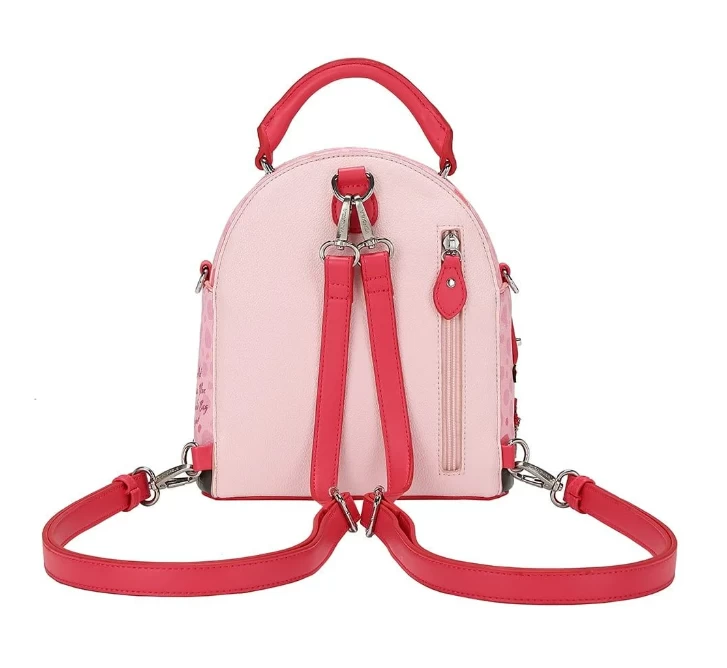 Vendula Pink Flower Shop Nova Mini Backpack 11 Vendula Pink Flower Shop Nova Mini Backpack - Image 11