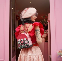 Vendula Pink Flower Shop Nova Mini Backpack 14 Vendula Pink Flower Shop Nova Mini Backpack -Chic Shoes Store Backpack3 21cd2897 4435 4f72 93a1 237b91bbeb3e