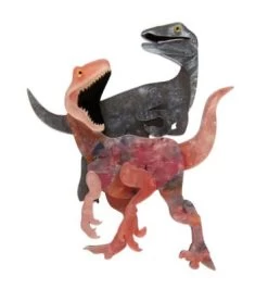 Erstwilder Dinosauria Bloody Rapt Red Brooch