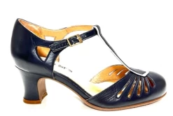 Rock N Dot Dafne Navy -Chic Shoes Store Blue3