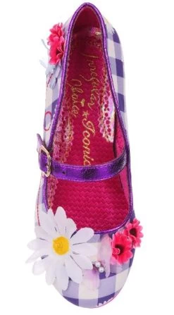 Irregular Choice Flower Pot Blue Skies -Chic Shoes Store BlueSkies4