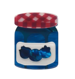 Erstwilder Botanical Fruit Blueberry Precious Preserve Mini Brooch