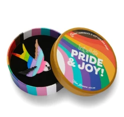 Erstwilder Pride And Joy Bluebird Of Happiness For All Brooch -Chic Shoes Store Bluebird2