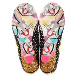 Irregular Choice Looney Tunes Bunny Love -Chic Shoes Store BunnyLove6