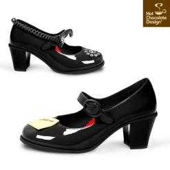 Hot Chocolate Design Call Me Black -Chic Shoes Store CallMeBK6