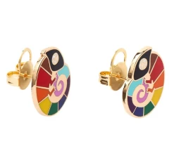 Erstwilder Pride And Joy Carmels Colourful Enamel Stud Earrings -Chic Shoes Store Carmel2