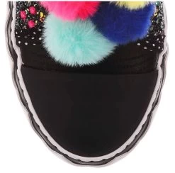 Irregular Choice Carnival Carnation Black -Chic Shoes Store CarnivalBK5