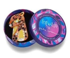 Erstwilder Pete Cromer Wildlife The Choosy Cheetah Brooch -Chic Shoes Store Cheetah2