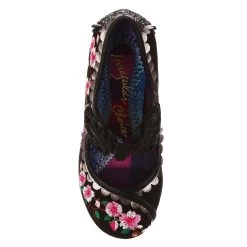 Irregular Choice Cherry Blossoming Black 8 Irregular Choice Cherry Blossoming Black -Chic Shoes Store CherryBK7