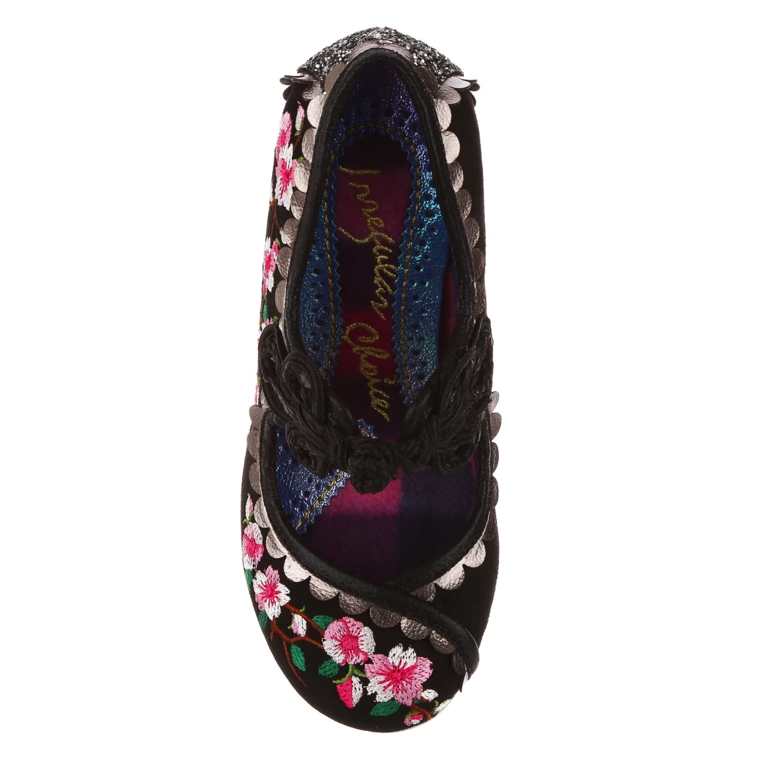Irregular Choice Cherry Blossoming Black 4 Irregular Choice Cherry Blossoming Black - Image 4