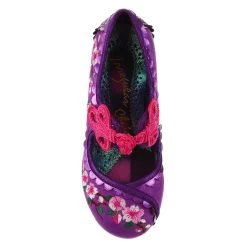 Irregular Choice Cherry Blossoming Purple -Chic Shoes Store CherryPP7