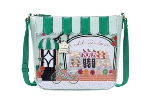 Vendula Mint Chocolatier Square Crossbody Bag 1 Vendula Mint Chocolatier Square Crossbody Bag