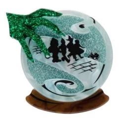 Erstwilder Wizard Of Oz Crystal Ball Brooch