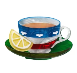 Erstwilder Botanical Fruit Cuppa Tea Brooch