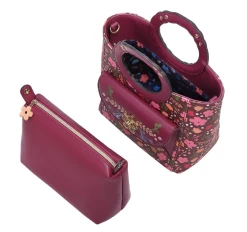 Vendula Piggy Bank Cutout Handle Grab Bag -Chic Shoes Store Cutout6