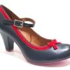 Cristofoli Eileen Navy With Red Ribbon