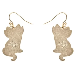 Erstwilder Pride And Joy Elissa The Rainbow Cat Enamel Drop Earrings -Chic Shoes Store ElissaEAR3