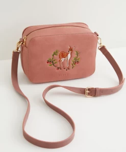 Fable England Fawn Embroidered Camera Bag