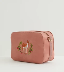 Fable England Fawn Embroidered Camera Bag -Chic Shoes Store FawnCamera5