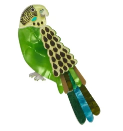 Erstwilder Jocelyn Proust Flossie The Budgie Brooch