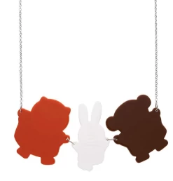 Erstwilder Miffy And Friends Necklace -Chic Shoes Store Friends4