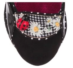 Irregular Choice Future Ladybug 2 Black -Chic Shoes Store FutureBK5