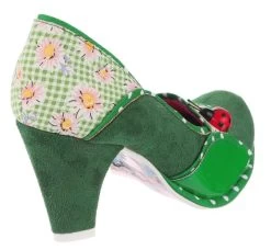 Irregular Choice Future Ladybug 2 Green -Chic Shoes Store FutureGN3
