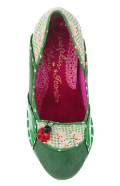 Irregular Choice Future Ladybug 2 Green -Chic Shoes Store FutureGN4