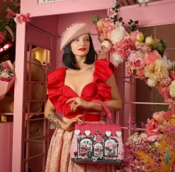 Vendula Pink Flower Shop Grace Bag -Chic Shoes Store Grace3 07172b05 3eaa 480f a8df 6b226baf464a