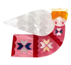 Erstwilder Modern Holiday Holy Herald Brooch