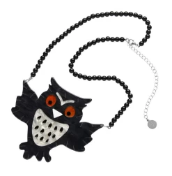 Erstwilder All Hallows Eve A Halloween Hoot Necklace -Chic Shoes Store HootNL3