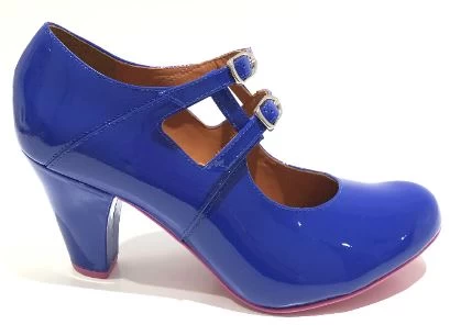 Cristofoli Jessica Colbalt Blue Patent 2 Cristofoli Jessica Colbalt Blue Patent - Image 2