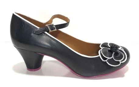 Cristofoli Julia Black With White Trim 2 Cristofoli Julia Black With White Trim - Image 2