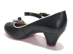 Cristofoli Julia Black With White Trim 8 Cristofoli Julia Black With White Trim -Chic Shoes Store JuliaBlack4