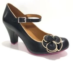 Cristofoli Autumnal Juliet Black With Rose Gold Trim