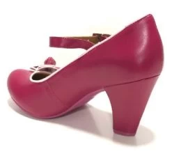 Cristofoli Juliet Mulberry With Soft Pink Trim 8 Cristofoli Juliet Mulberry With Soft Pink Trim -Chic Shoes Store JulietMB4