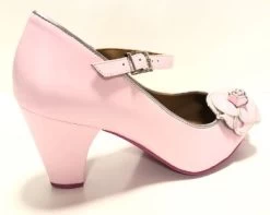 Cristofoli Juliet Soft Pink With Silver Trim -Chic Shoes Store JulietPK3