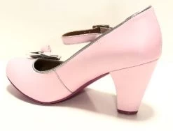Cristofoli Juliet Soft Pink With Silver Trim -Chic Shoes Store JulietPK4