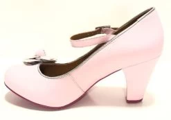 Cristofoli Juliet Soft Pink With Silver Trim -Chic Shoes Store JulietPK5