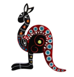 Erstwilder Melanie Hava Kangaroo Yuri Brooch