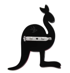 Erstwilder Melanie Hava Kangaroo Yuri Brooch -Chic Shoes Store Kangaroo2
