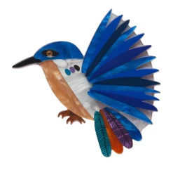 Erstwilder Jocelyn Proust Kyrie Kingfisher Brooch