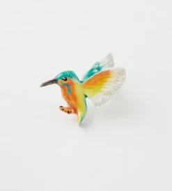 Fable England Kingfisher Brooch