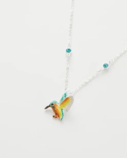 Fable England Kingfisher Short Necklace