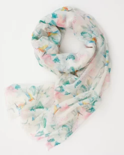 Fable England Kingfisher Scarf