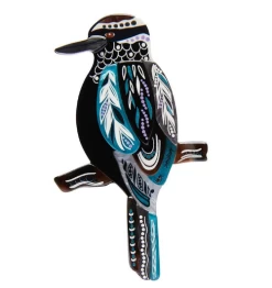 Erstwilder Melanie Hava Kookaburra Gunggaga Brooch