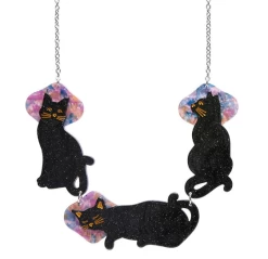 Erstwilder La Belle Epoque Le Chat Miaule Necklace