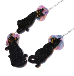 Erstwilder La Belle Epoque Le Chat Miaule Necklace -Chic Shoes Store LeChatNL3