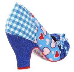 Irregular Choice Make My Day Blue -Chic Shoes Store MMDBL3